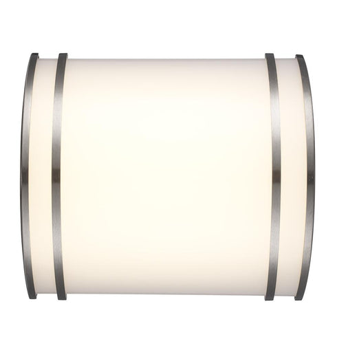 Trans Globe Marlow LED SCONCE 10 Inch DOUBLE RING BN in Brushed Nickel Finish Model: LED-22570 BN