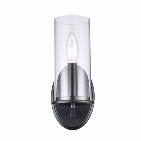 Trans Globe Meadowlark 1 Light Shaded Indoor Wall Sconce Model: 71731 BK