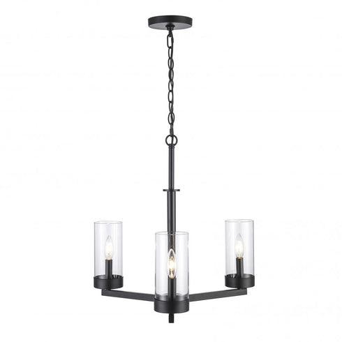Trans Globe Meadowlark Chandeliers in Black Model: 71735-3 BK