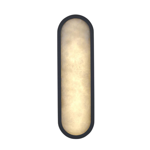 Trans Globe Minerva 16' ALABASTER CIRCLR SCONCE AG in Antique Gold Finish Model: LED-22650 AG
