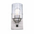 Trans Globe Mod Pod Indoor Glass Drum Armed Sconce Model: 80521 BN