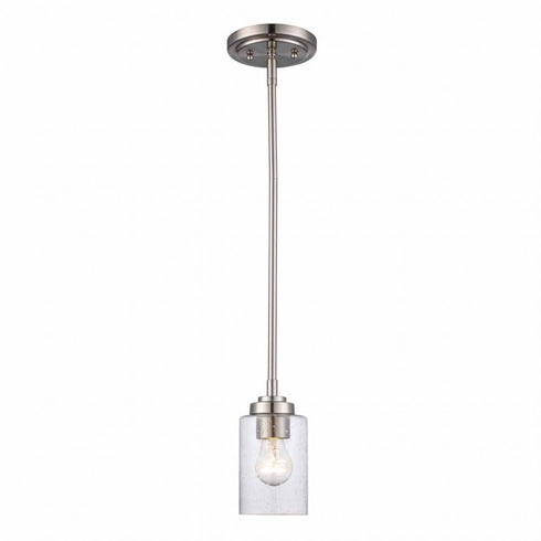 Trans Globe Mod Pod Indoor Mini Glass Drum Pendant Light Model: 80520 BK