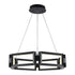 Trans Globe Mythos 25 Inch LED PENDANT RECTANGLE LINK in Black Finish Model: MDN-1588 BK
