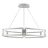 Trans Globe Mythos 36 Inch LED PENDANT RECTANGLE LINK in Black Finish Model: MDN-1590 BK