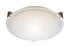 Trans Globe Neptune 12 Inch Flush Mount Indoor Ceiling Light in Brushed Nickel Finish Model: 59006 BN