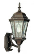 Trans Globe One Light Black Gold Water Clear Oval Window Model: 4715 BG