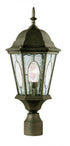 Trans Globe One Light Black Gold Water Clear Oval Window Model: 4716 BG