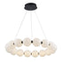 Trans Globe Orb II 26 Inch LED PENDANT PEARL RING SML in Antique Gold Finish Model: MDN-1591 AG