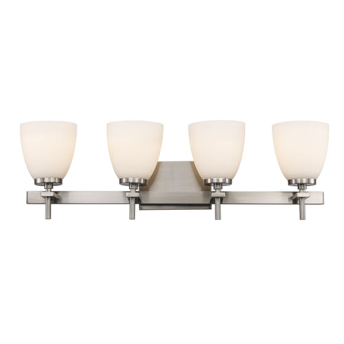 Trans Globe Oxnard 4 Light Reversible Shaded Vanity Light Model: 22294 BK