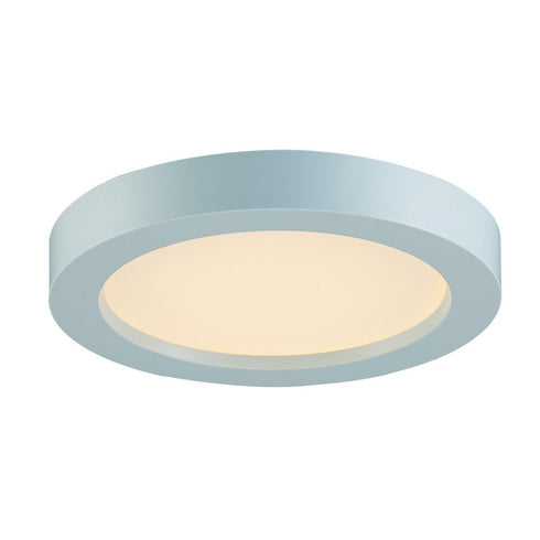 Trans Globe Palomino 5 Inch LED SLIM DISK 120 277 UV RE in White Finish Model: LED-40095 WH