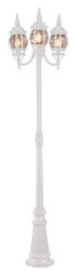 Trans Globe Parkway 3 Light POLE OUTD FRENCH LANTERN C in Black Finish Model: 4090 BK