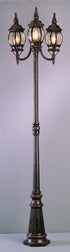 Trans Globe Parkway 91.5 In. 3 Light 3 Lantern Heads Model: 4090 BC