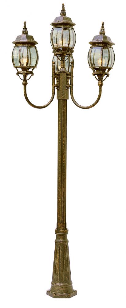 Trans Globe Parsons 96 In. 4 Light 4 Shade Complete Model: 4094 BG