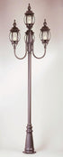 Trans Globe Parsons 96 In. 4 Light 4 Shade Complete Model: 4094 BG