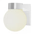 Trans Globe Pershing 1 Light Globe Shade Outdoor Wall Model: 4800 BK
