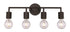 Trans Globe Placerville Bulb Style Industrial 4 Light Model: 22234 BK