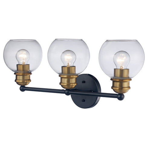 Trans Globe Polverini Two Tone 3 Light Indoor Armed Model: 22053 BK-AG