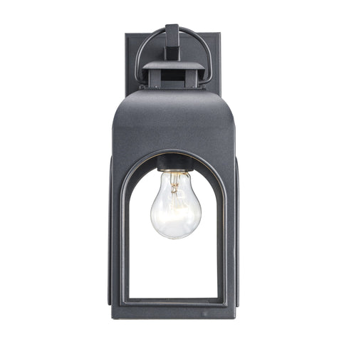Trans Globe Presence Collection 1 Light Arched Frame Wall Model: 51280 BK