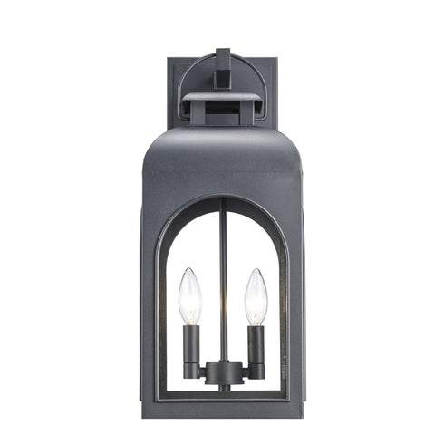 Trans Globe Presence Collection 2 Light Arched Frame Wall Model: 51282 BK
