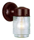 Trans Globe Quinn 1 Light Classic Glass Jar Shade Outdoor Model: 4900 BK