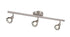 Trans Globe Renew 3 Light TRACK VANITY GU10 SOCKET in Brushed Nickel Finish Model: W-493 BN