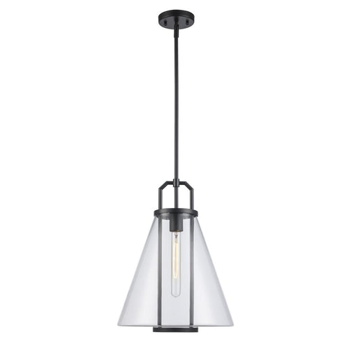 Trans Globe River 1 Light PENDANT CONE GLASS L AG in Antique Gold Finish Model: PND-2233 AG