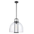 Trans Globe River 1 Light PENDANT GLASS DOME L AG in Antique Gold Finish Model: PND-2231 AG