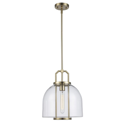 Trans Globe River 1 Light PENDANT GLASS DOME M AG in Antique Gold Finish Model: PND-2230 AG