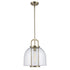 Trans Globe River 1 Light PENDANT GLASS DOME M AG in Antique Gold Finish Model: PND-2230 AG