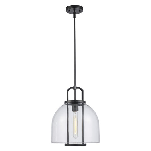 Trans Globe River 1 Light PENDANT GLASS DOME M AG in Antique Gold Finish Model: PND-2230 AG