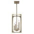 Trans Globe Ruby Ridge 4 Light Caged Pendant in Antique Gold Finish Model: 11714 AG