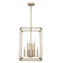 Trans Globe Ruby Ridge Rudy Ridge 8 Light Caged Pendant in Antique Gold Finish Model: 11717 AG