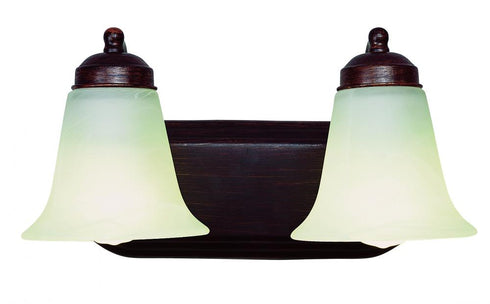 Trans Globe Rusty Collection 2 Light Glass Bell Shades Model: 3502 PC