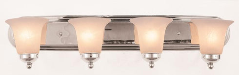 Trans Globe Rusty Collection 4 Light Glass Bell Shades Model: 3504 PC