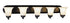 Trans Globe Rusty Collection 5 Light Glass Bell Shades Model: 3505 ROB