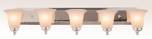 Trans Globe Rusty Collection 5 Light Glass Bell Shades Model: 3505 ROB