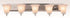 Trans Globe Rusty Collection 5 Light Glass Bell Shades Model: 3505 ROB