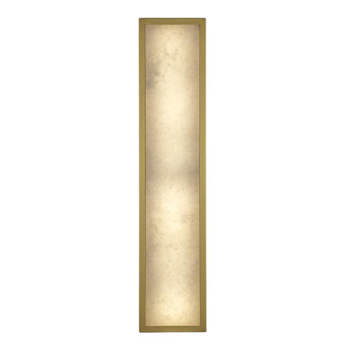 Trans Globe Sahara 22' ALABASTER SQUARE SCONCE AG in Antique Gold Finish Model: LED-22642 AG