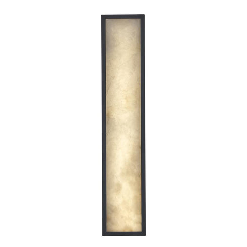 Trans Globe Sahara 24' ALABASTER SQUARE SCONCE AG in Antique Gold Finish Model: LED-22644 AG