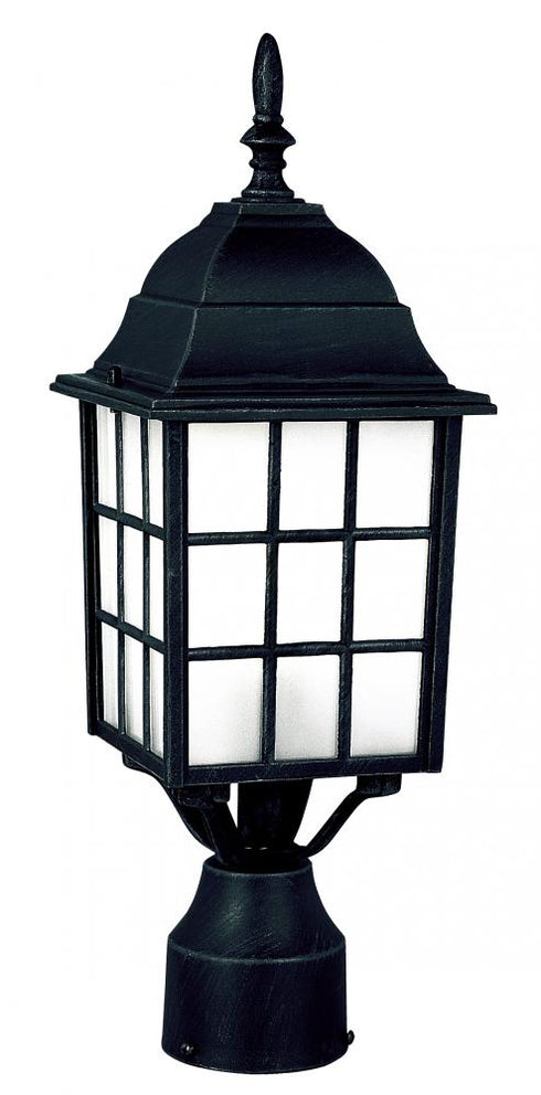 Trans Globe San Gabriel 1 Light POST MOUNT in Black Finish Model: 4421 BK