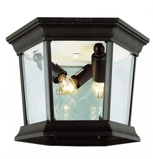 Trans Globe San Marcos 3 Light Hexagon Glass And Metal Model: 4904 BC