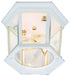 Trans Globe San Marcos 3 Light Hexagon Glass And Metal Model: 4904 BC