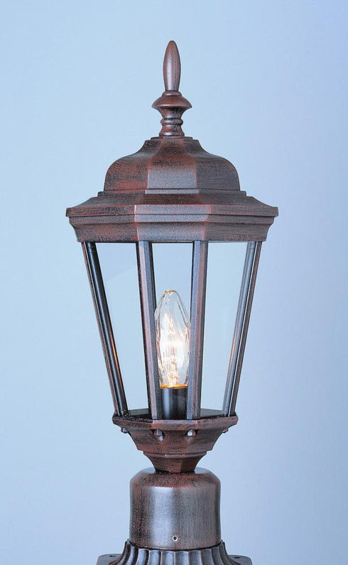 Trans Globe San Rafael 20.75 In. Post Mount Lantern Head Model: 4096 BK