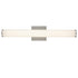 Trans Globe Sawyer 24 Inch ROUND LINEAR LED FROSTED B in Black Finish Model: LED-22564 BK