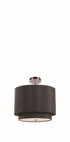Trans Globe Schiffer 3 Light PENDANT 15 Inch Inch DOUBLE SHADE in Black Finish Model: PND-801 BK