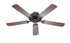 Trans Globe Seltzer 52 Inch FAN ONLY BRUSHED NICKEL 2 Inch ROD Model: F-1001 BN
