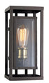 Trans Globe Showcase 6 Inch Wall Lantern. Model: 50221 BK