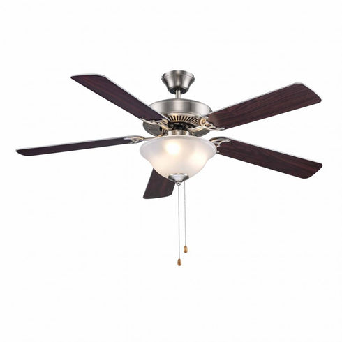 Trans Globe Solana 3 Light FAN BRUSHED NICKEL FROSTED Model: F-2000 BN