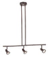 Trans Globe Stingray 3 Light TRACK WAVE GU10 in Brushed Nickel Finish Model: W-465 BN