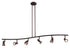 Trans Globe Stingray 6 Light TRACK WAVE GU10 DOWN RODS in Brushed Nickel Finish Model: W-466-6 BN